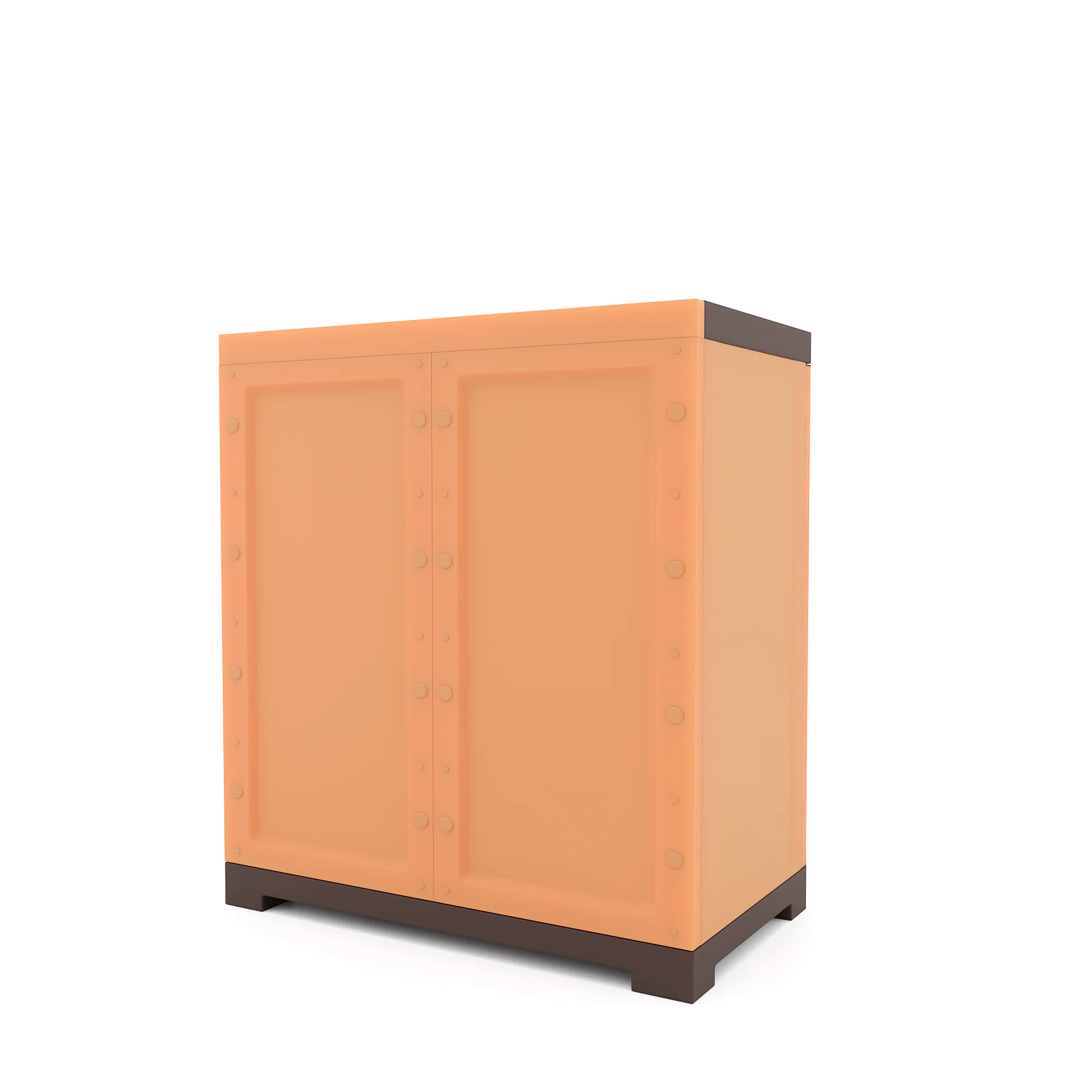 Nilkamal Freedom Mini Shoe Cabinet 09 (Rust and Weathered Brown) - Image 6