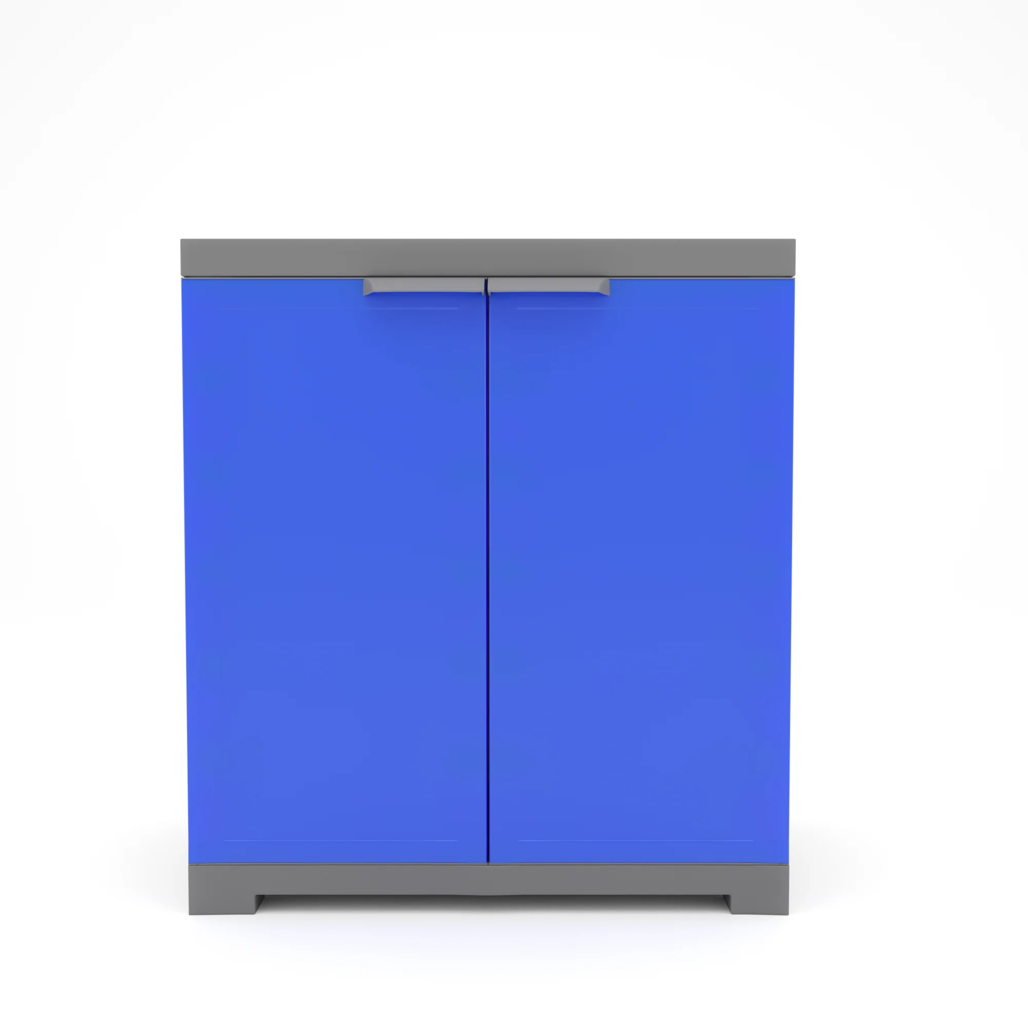Nilkamal Freedom Mini Small (FMS) Plastic Storage Cabinet (Deep Blue / Grey) - Image 3