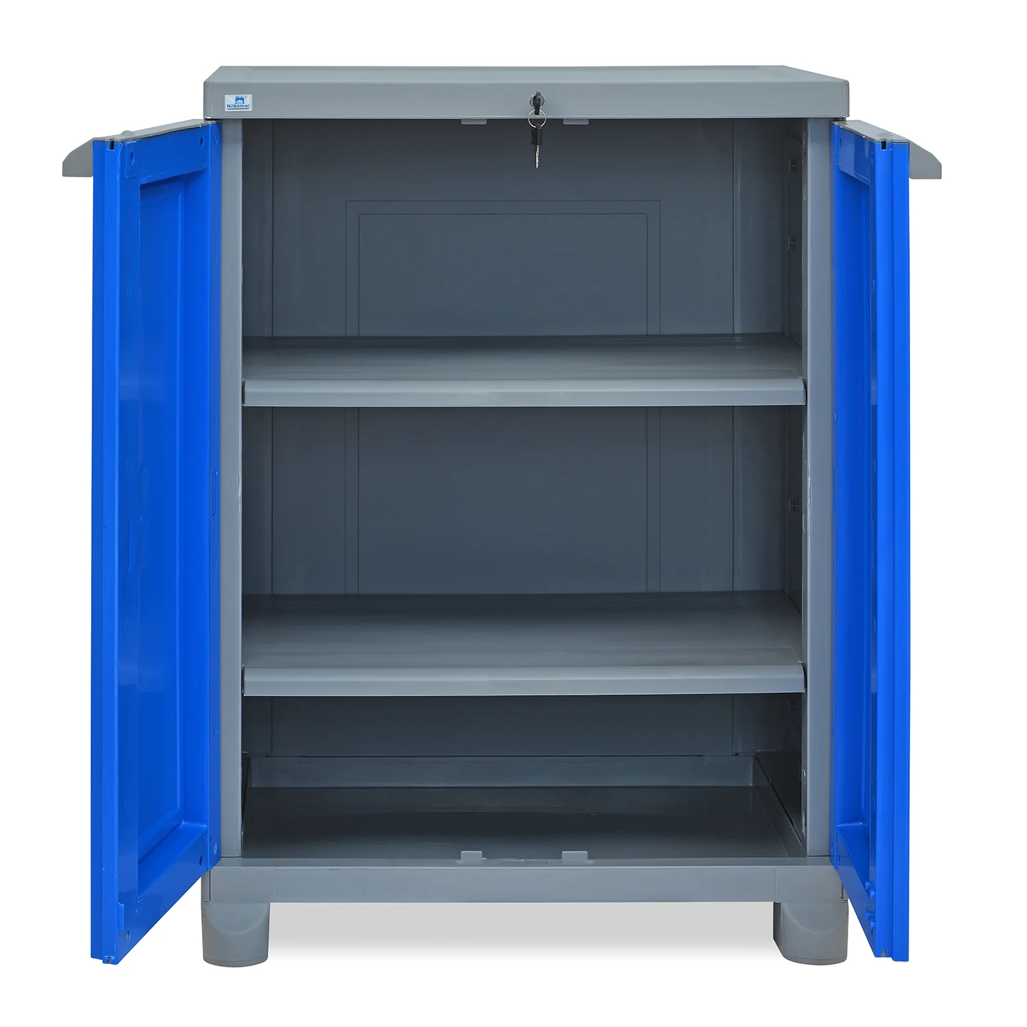 Nilkamal Freedom Small 1 (Deep Blue and Grey) - Image 4