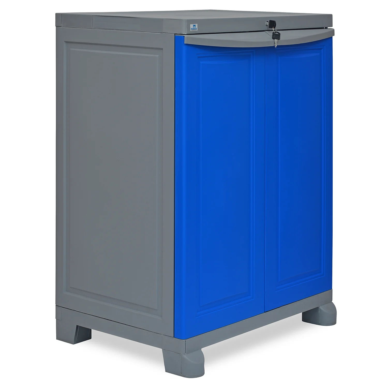 Nilkamal Freedom Small 1 (Deep Blue and Grey) - Image 5