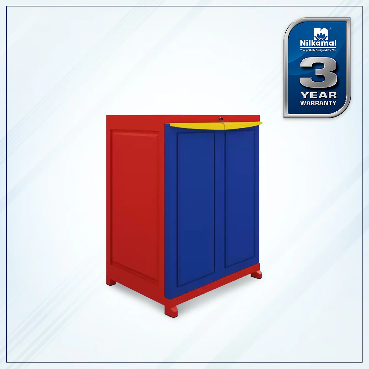 Nilkamal Freedom Small 1 (Pepsi Blue, Bright Red and Yellow) - Image 2