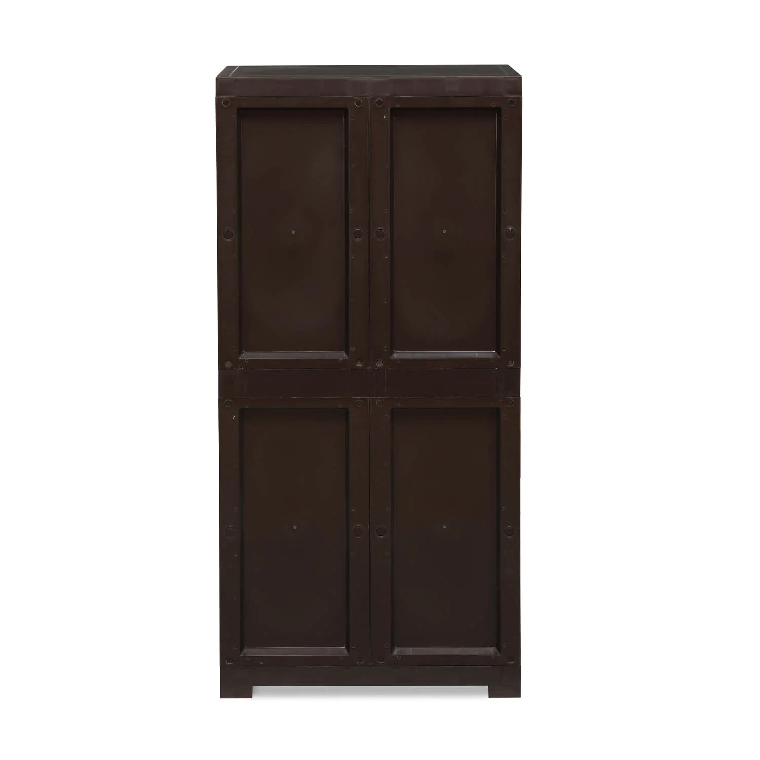 Nilkamal Freedom Star (FMSC18STR) Plastic Shoe Cabinet (Weather Brown & Biscuit) - Image 7