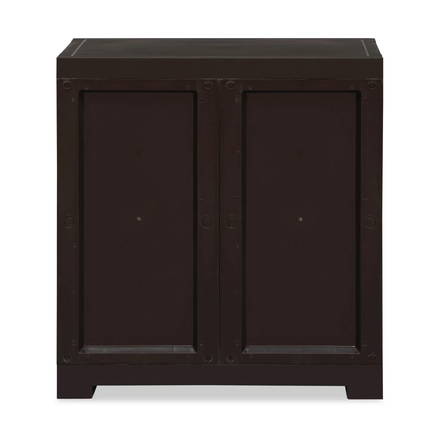 Nilkamal Freedom Star Small (FMSSTAR) Plastic Storage Cabinet (Weather Brown & Biscuit) - Image 6
