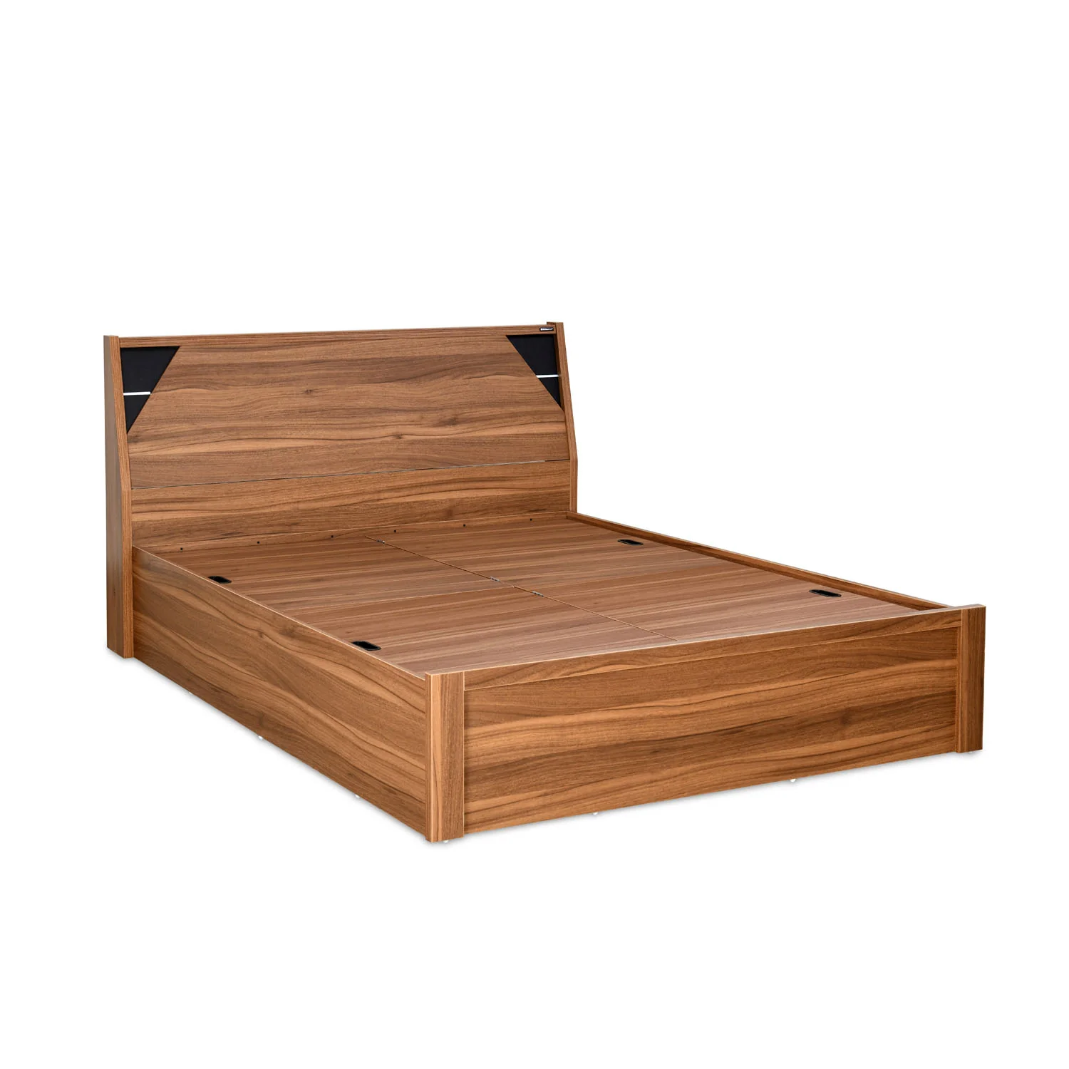 Nilkamal Fremont Engineered Wood King Box Bed (Walnut / Wenge) - Image 3