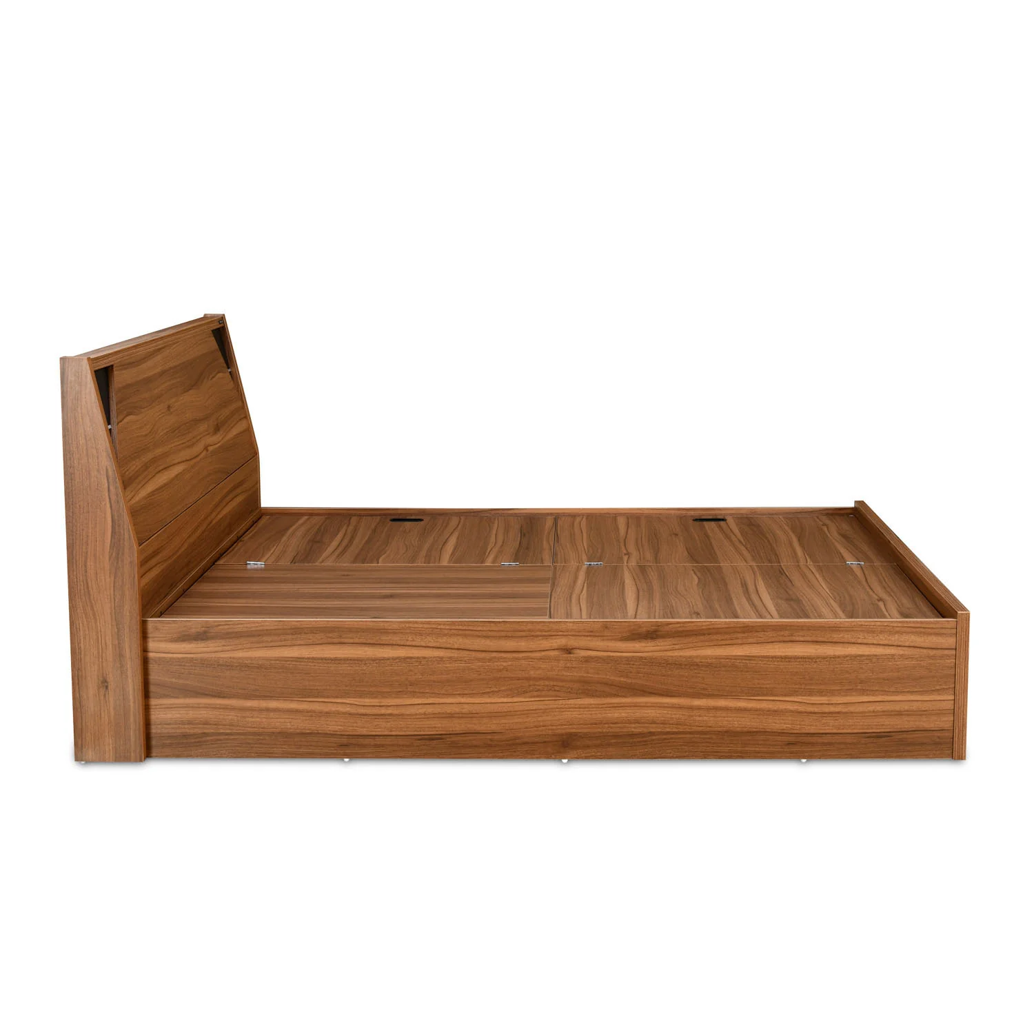 Nilkamal Fremont Engineered Wood King Box Bed (Walnut / Wenge) - Image 5