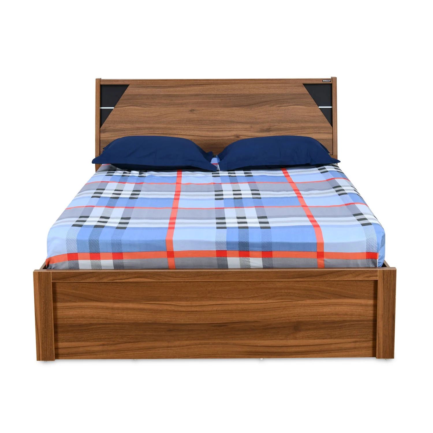 Nilkamal Fremont Engineered Wood King Box Bed (Walnut / Wenge) - Image 6