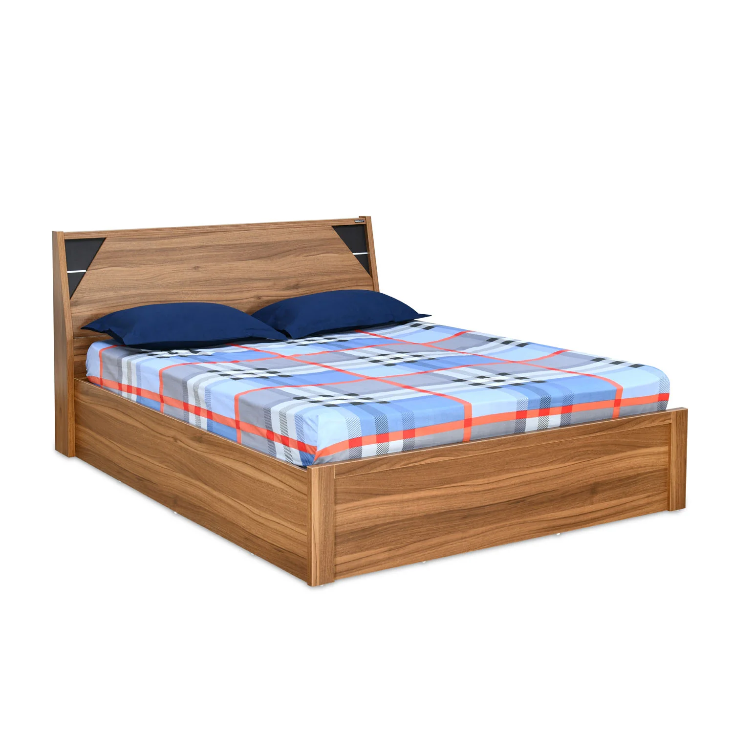 Nilkamal Fremont Engineered Wood King Box Bed (Walnut / Wenge) - Image 7