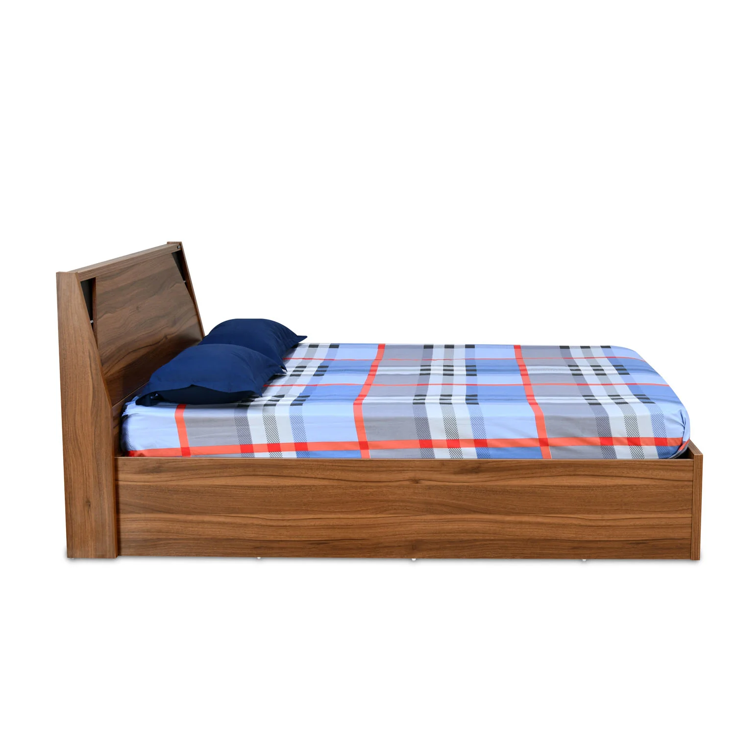 Nilkamal Fremont Engineered Wood King Box Bed (Walnut / Wenge) - Image 8