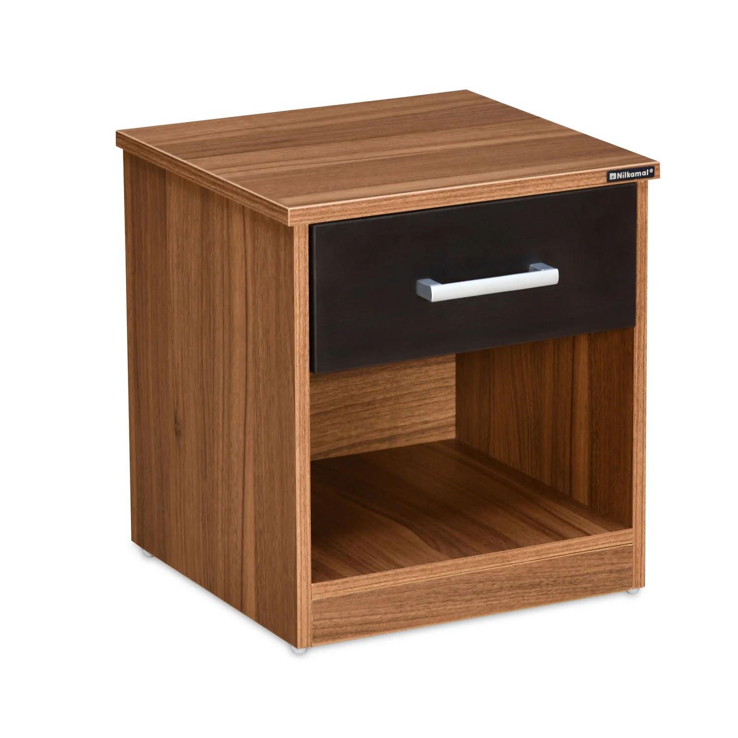 Nilkamal Fremont Nightstand (Oak / Walnut) - Image 5