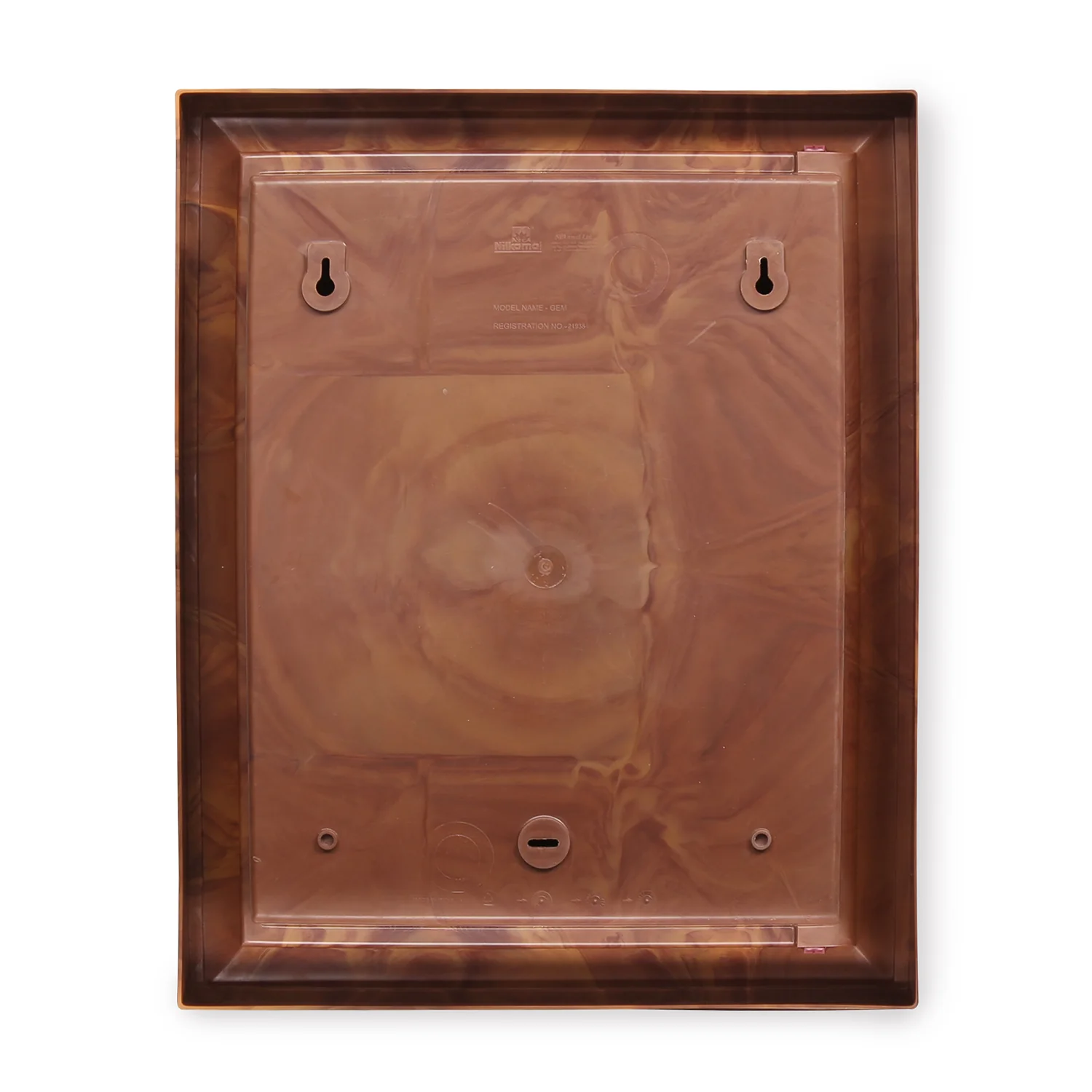 Nilkamal Gem Plastic Cabinet with Mirror (Mango Wood) - Image 7