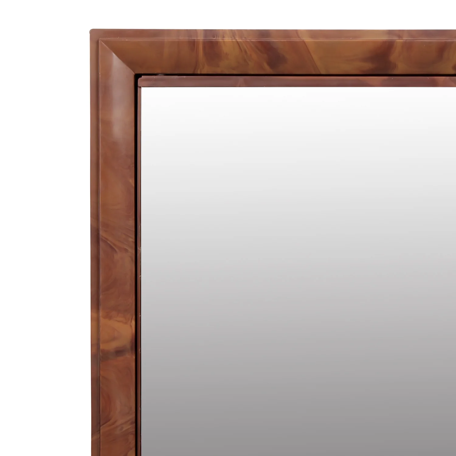Nilkamal Gem Plastic Cabinet with Mirror (Mango Wood) - Image 8