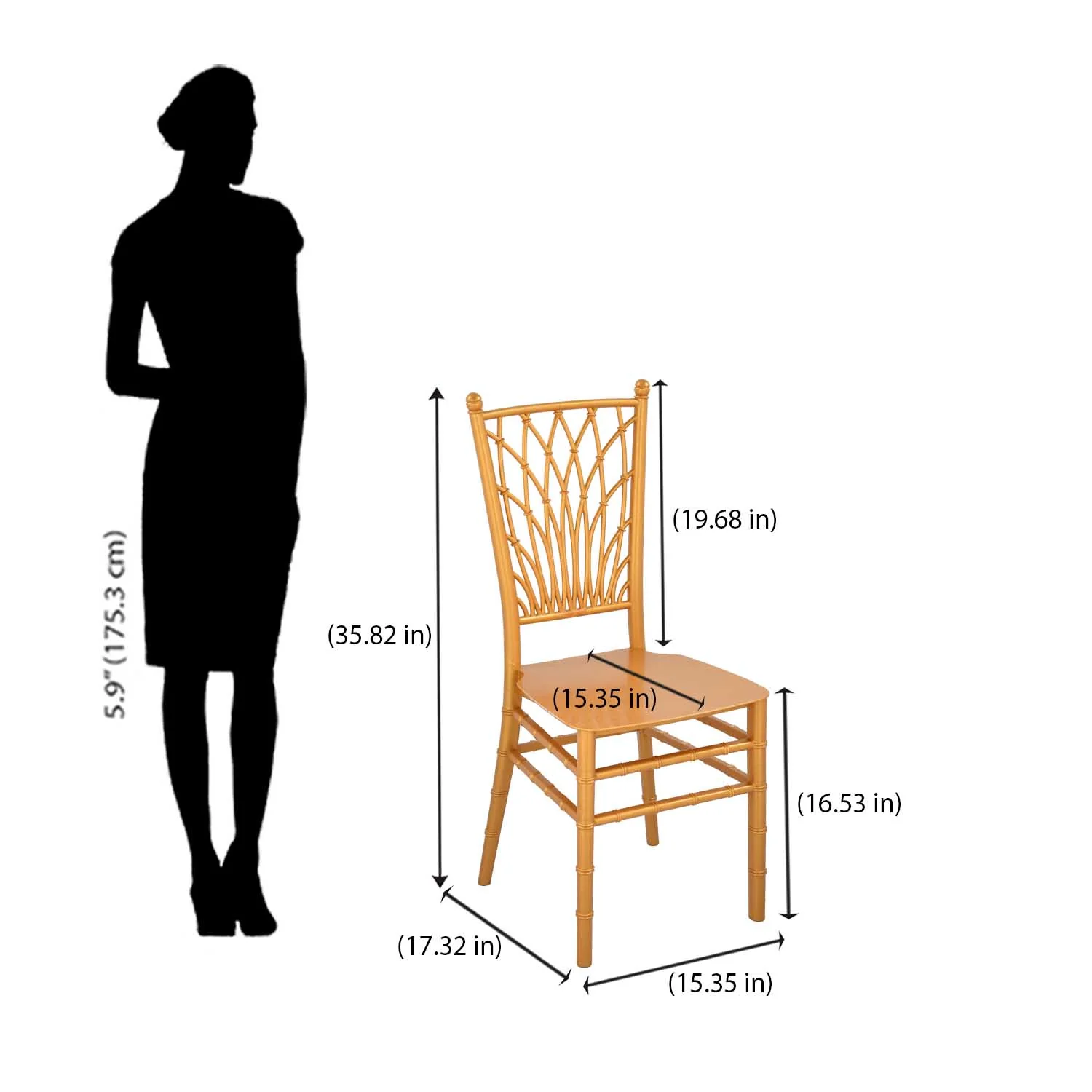 Nilkamal Glam Plastic Chair - Image 13