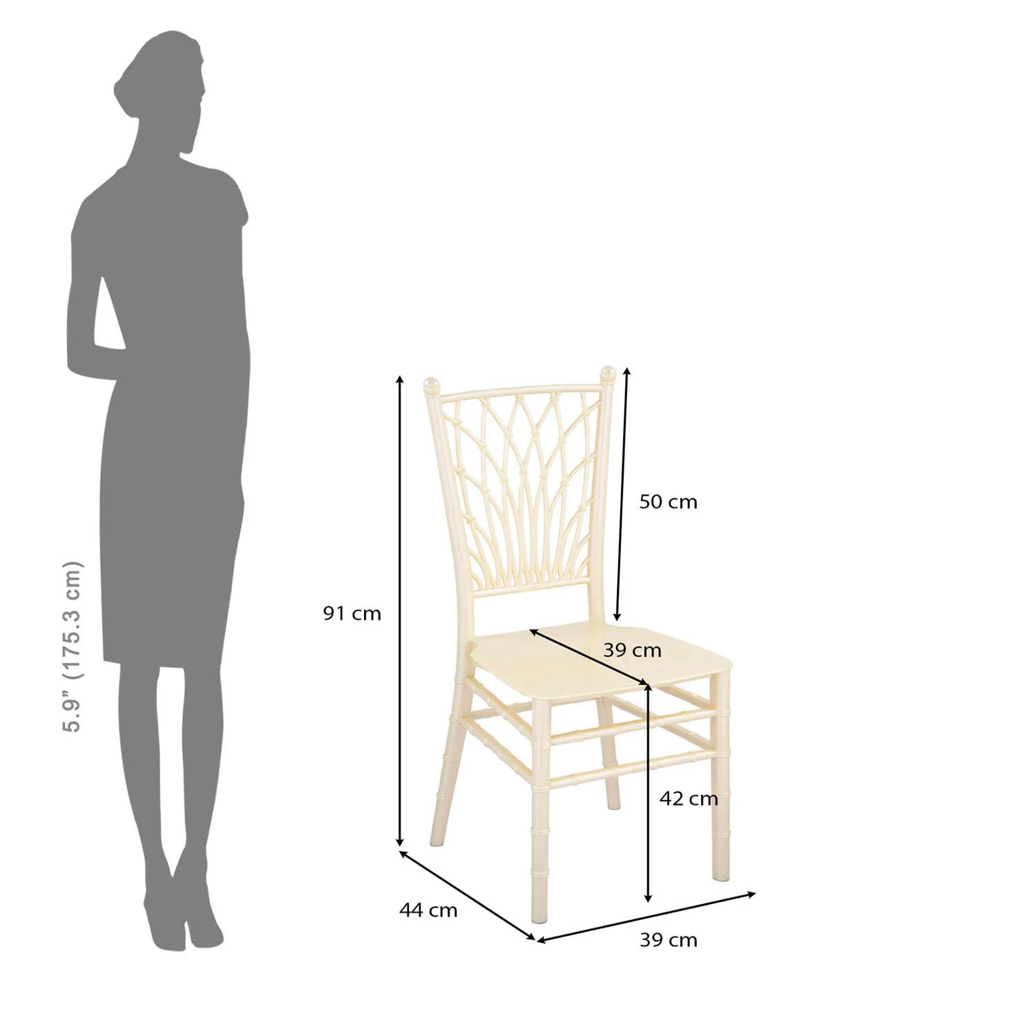 Nilkamal Glam Plastic Chair - Image 4