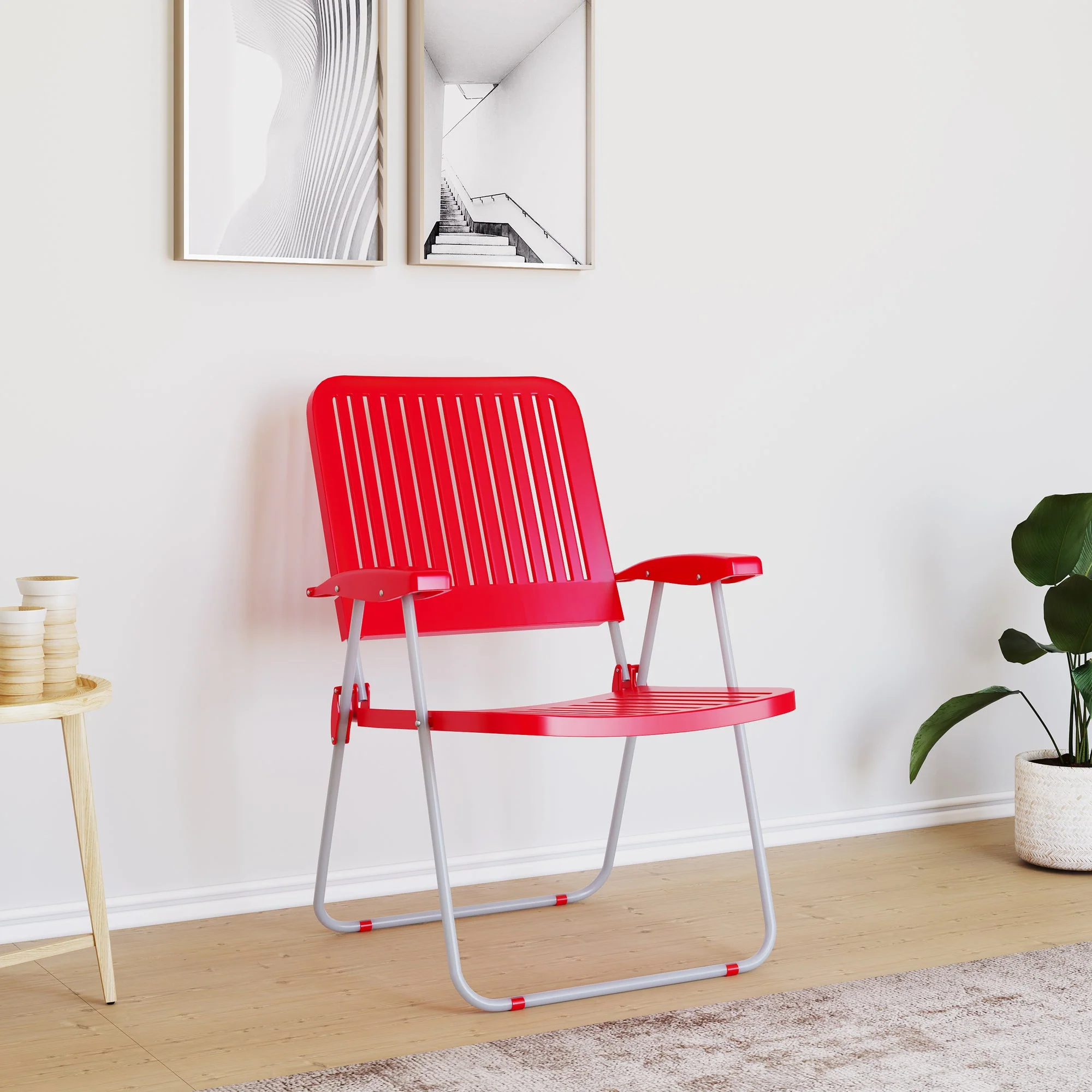Nilkamal Guest Plastic Folding Chair - Image 13