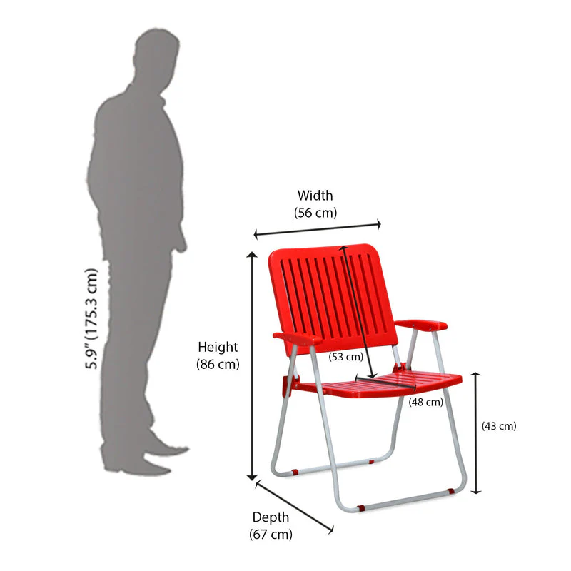 Nilkamal Guest Plastic Folding Chair - Image 22