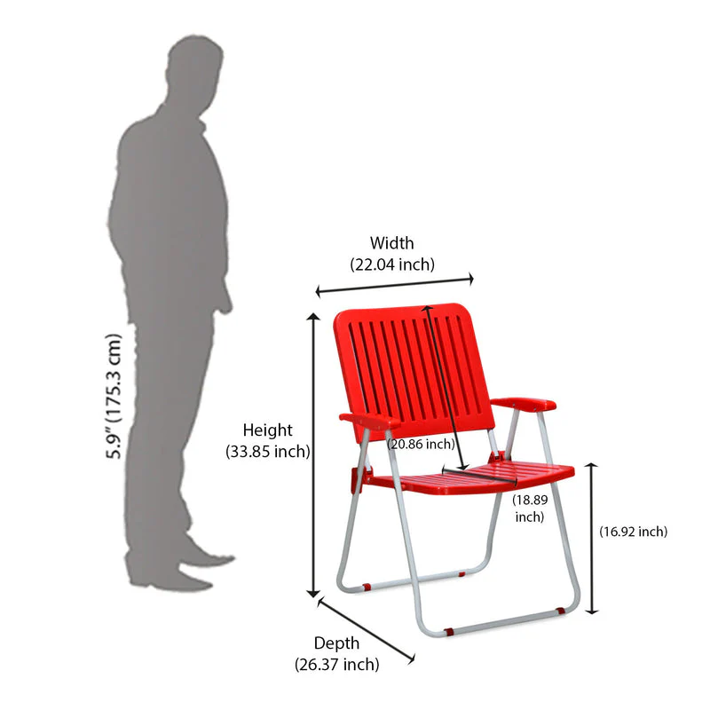 Nilkamal Guest Plastic Folding Chair - Image 23