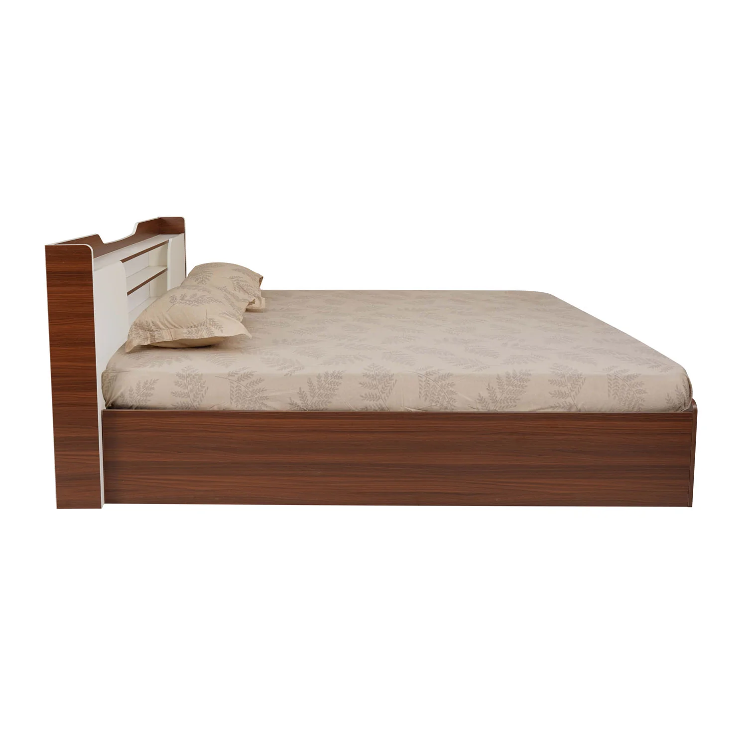 Nilkamal Hawk Calipso King Bed With Storage (Classic Plank Walnut/White) - Image 8