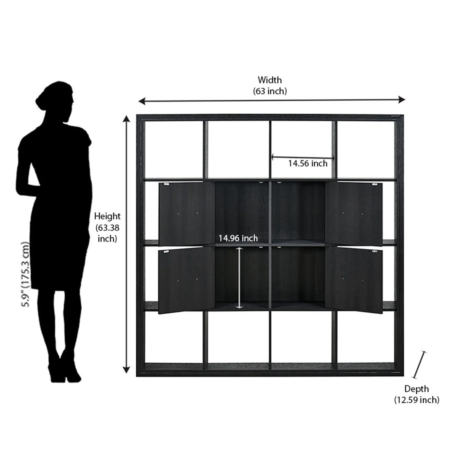 Nilkamal Hera Book Case - Image 16