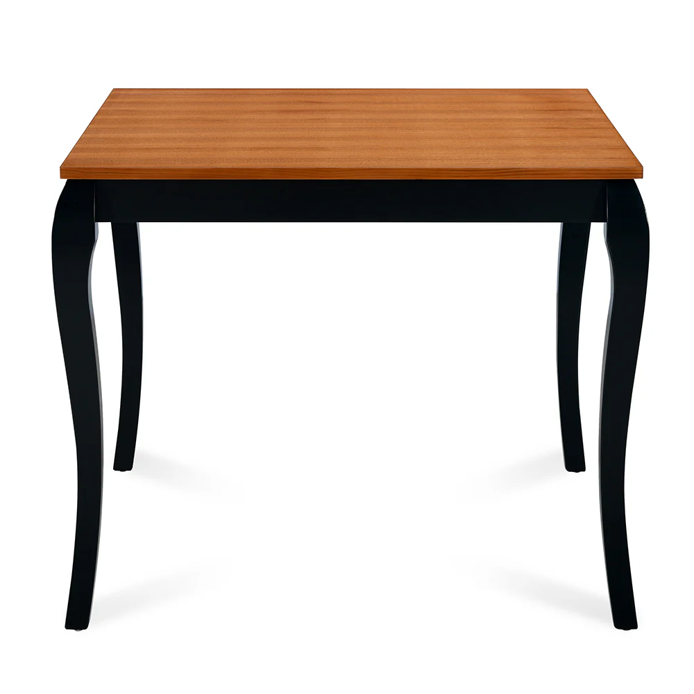 Nilkamal Hexa 4 Seater Dining Table (Black / Brown) - Image 2