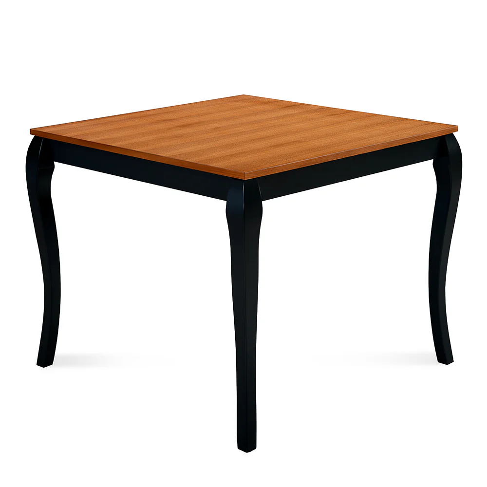 Nilkamal Hexa 4 Seater Dining Table (Black / Brown) - Image 3