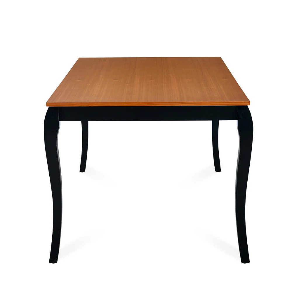 Nilkamal Hexa 6 Seater Dining Set (Black / Brown) - Image 5
