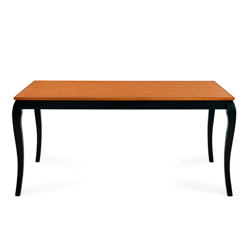 Nilkamal Hexa 6 Seater Dining Table (Black / Brown) - Image 2