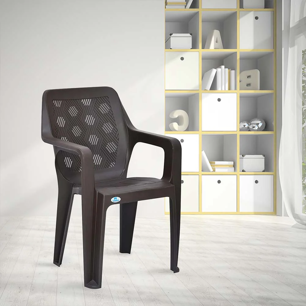 Nilkamal Hexa Plastic Chair with Arm Rest - Image 31