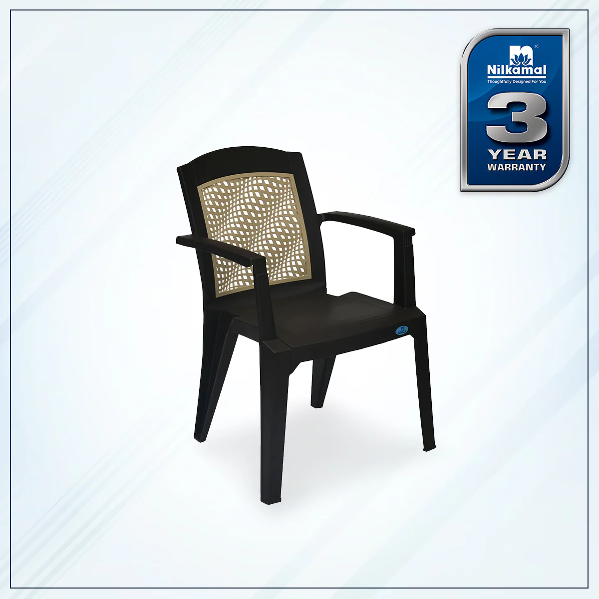 Nilkamal Illusion Plastic Arm Chair - Image 22