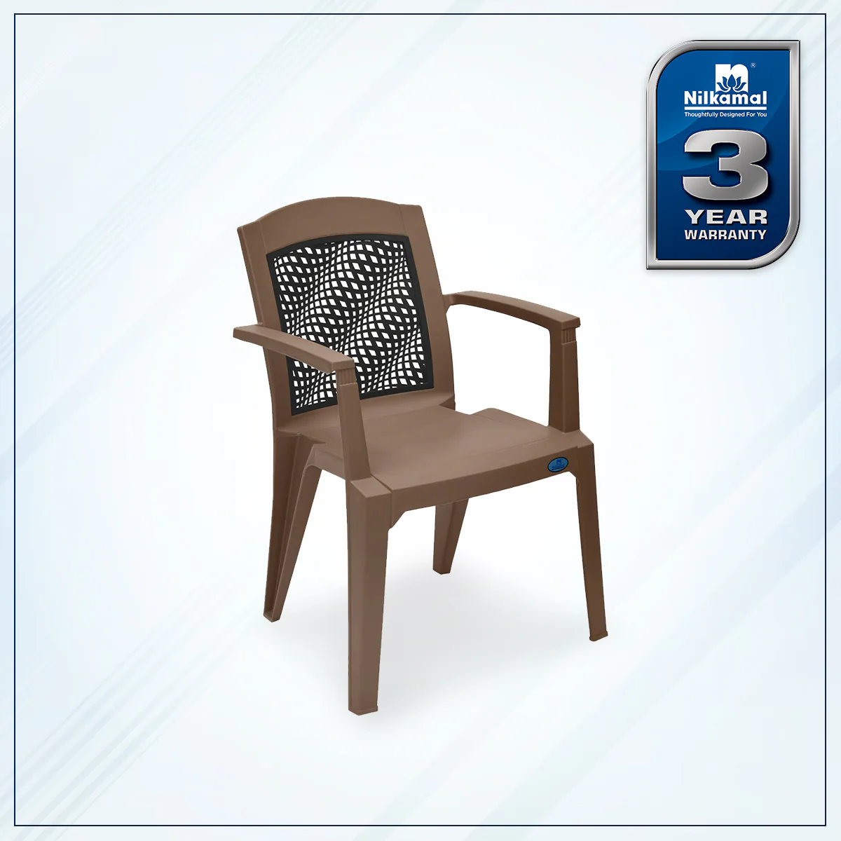 Nilkamal Illusion Plastic Arm Chair - Image 30