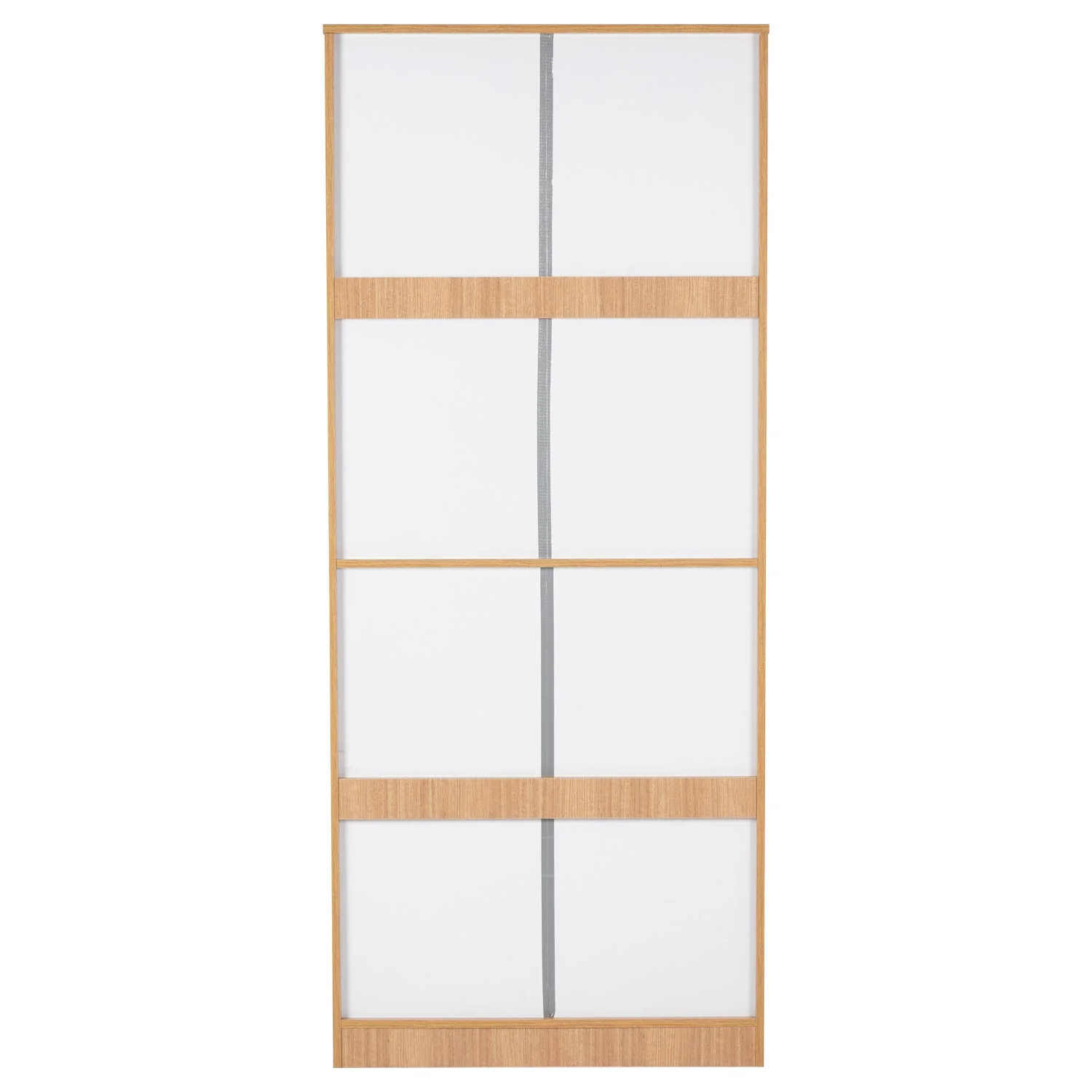 Nilkamal Indio 2 Door Wardrobe With Mirror (Teak & White) - Image 7