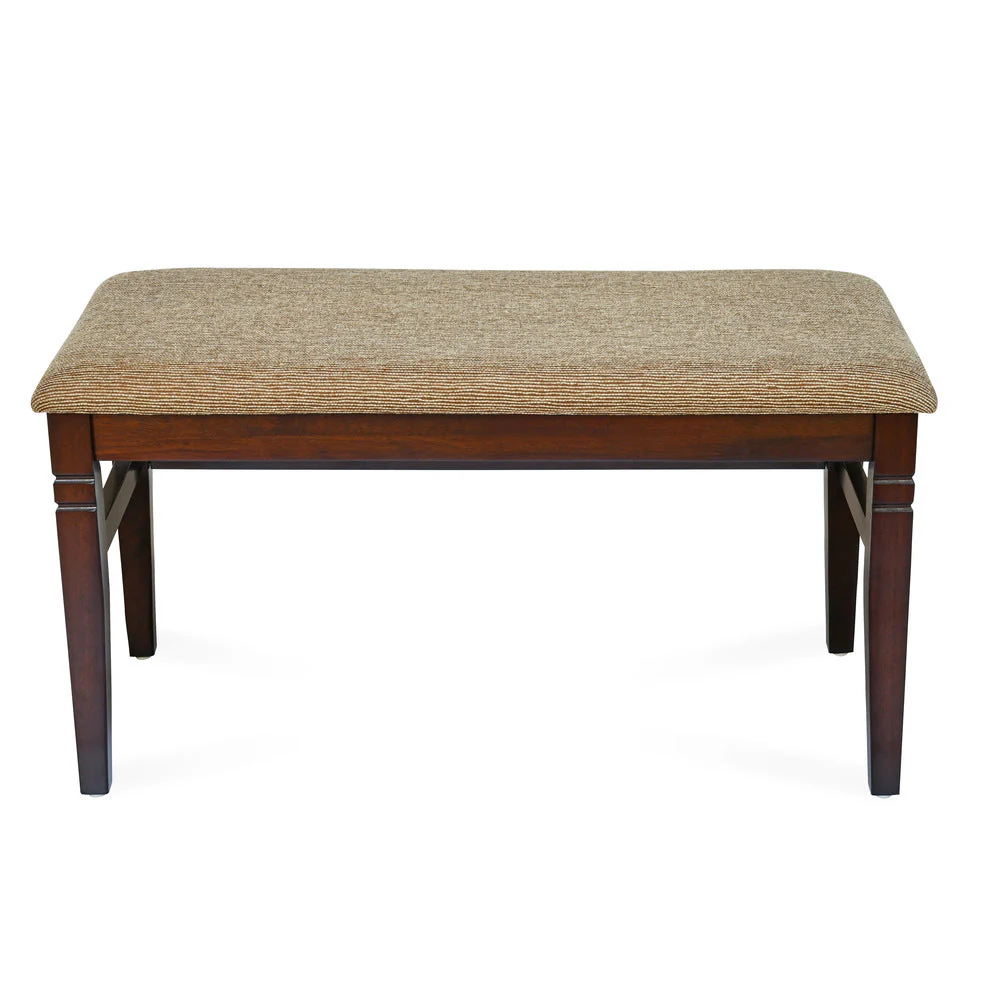 Nilkamal Jewel Multi Use Medium Sitting Bench for Living Room | Dining Room (Cappuccino) - Image 2