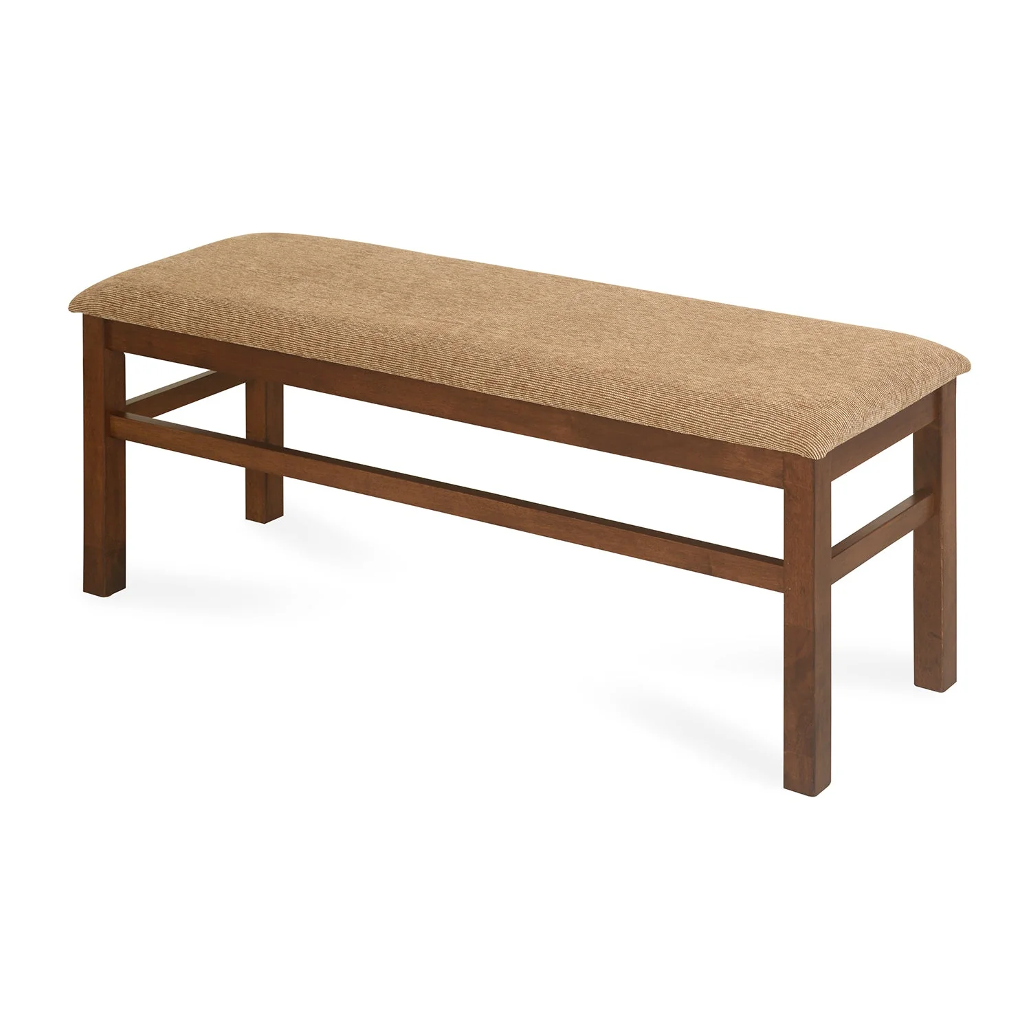 Nilkamal Jewel Multi Use Long Sitting Bench for Living Room | Dining Room (Walnut) - Image 4