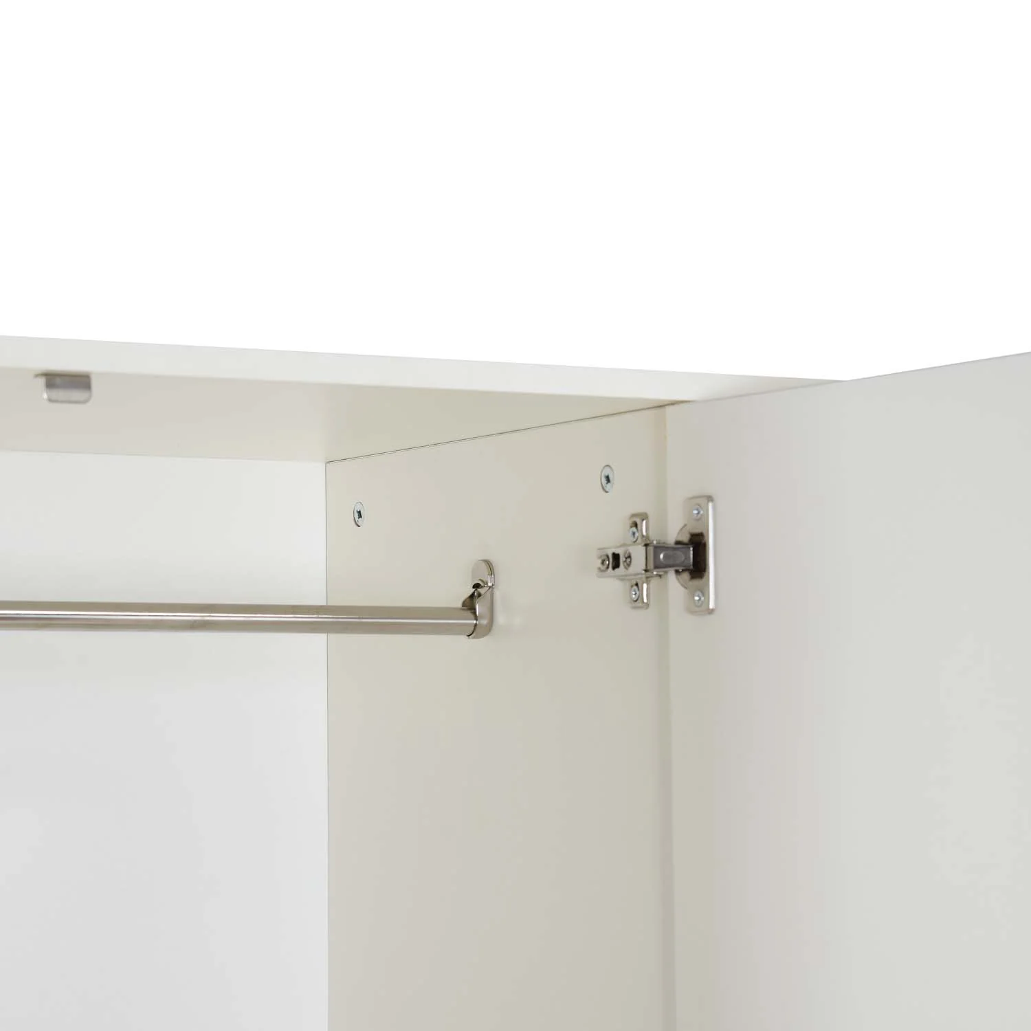 Nilkamal Joyce 4 Door Wardrobe (Frosty White) - Image 6