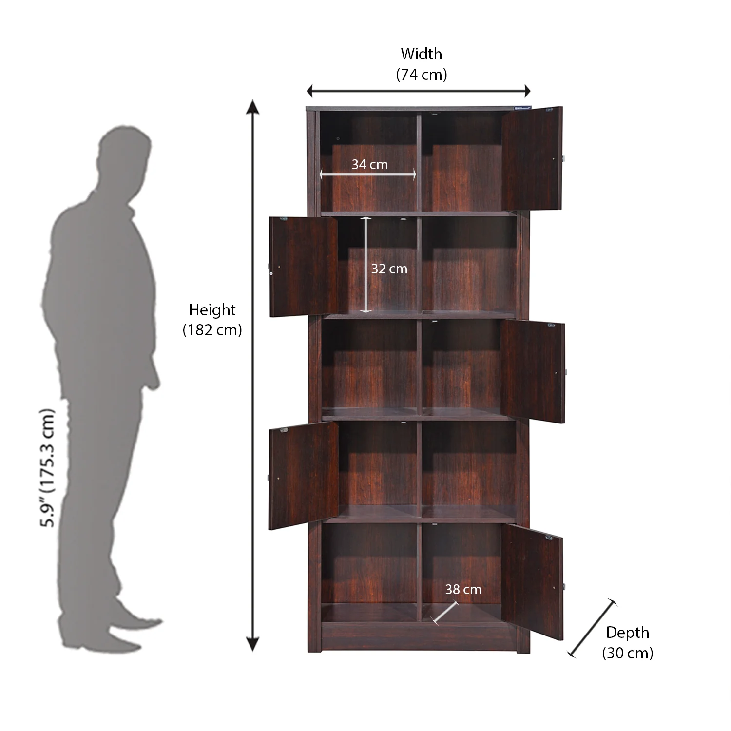 Nilkamal Juno Book Case - Image 8