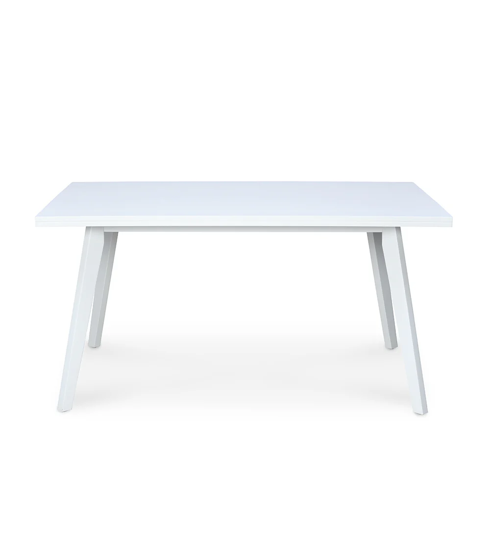 Nilkamal Lawson 6 Seater Dining Table (White) - Image 2