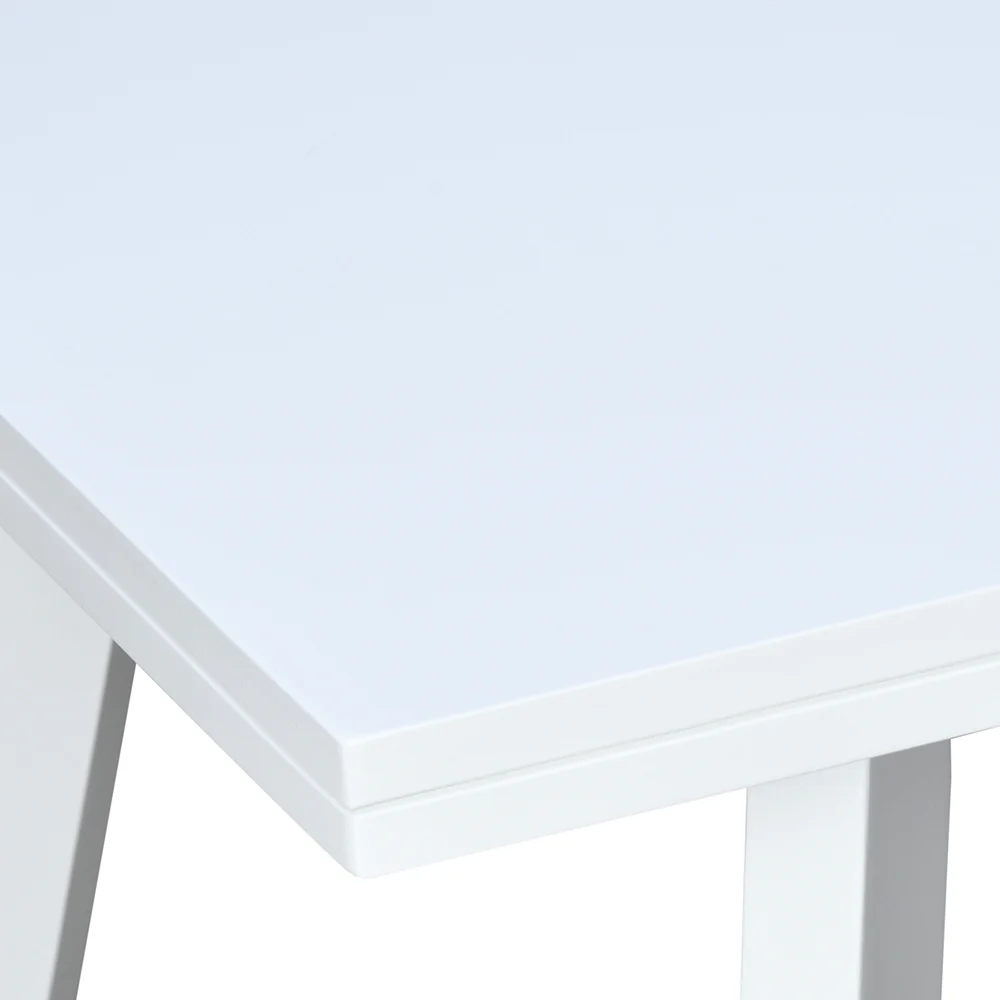 Nilkamal Lawson 6 Seater Dining Table (White) - Image 4