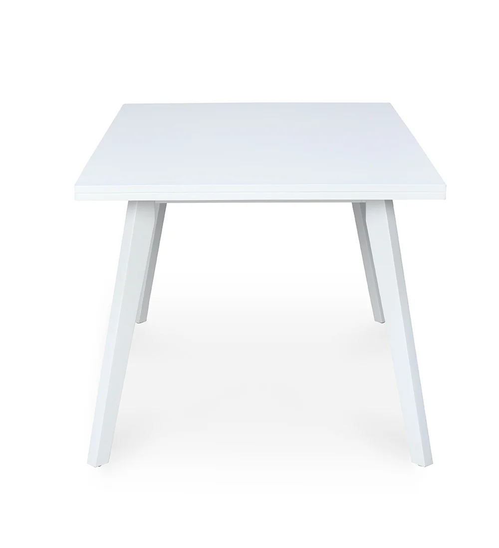 Nilkamal Lawson 6 Seater Dining Table (White) - Image 5