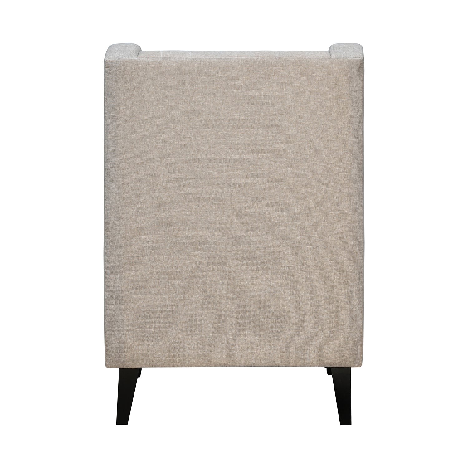 Nilkamal Leroy Fabric Upholstered Wingback Arm Chair (Beige) - Image 6