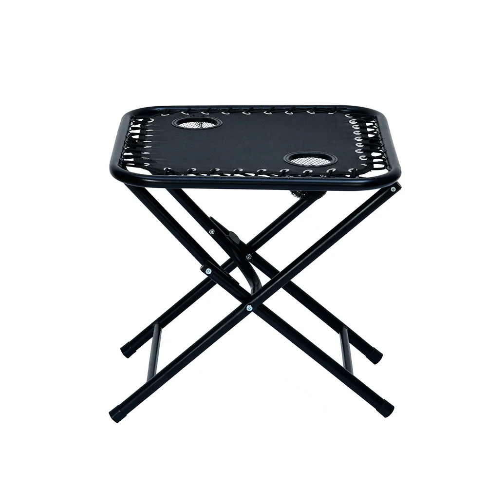 Nilkamal Lisle Foldable Easy Chairs + Table Set (Black) - Image 15