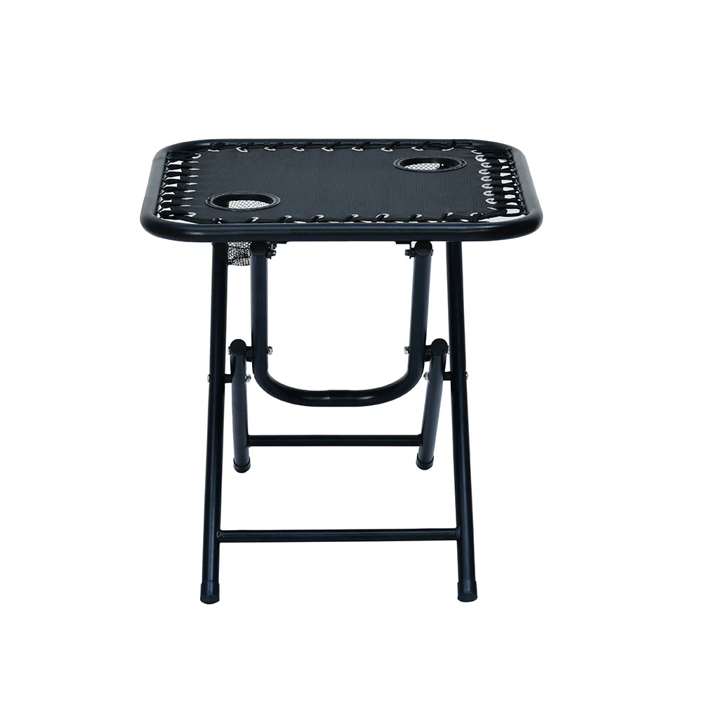 Nilkamal Lisle Foldable Easy Chairs + Table Set (Black) - Image 17