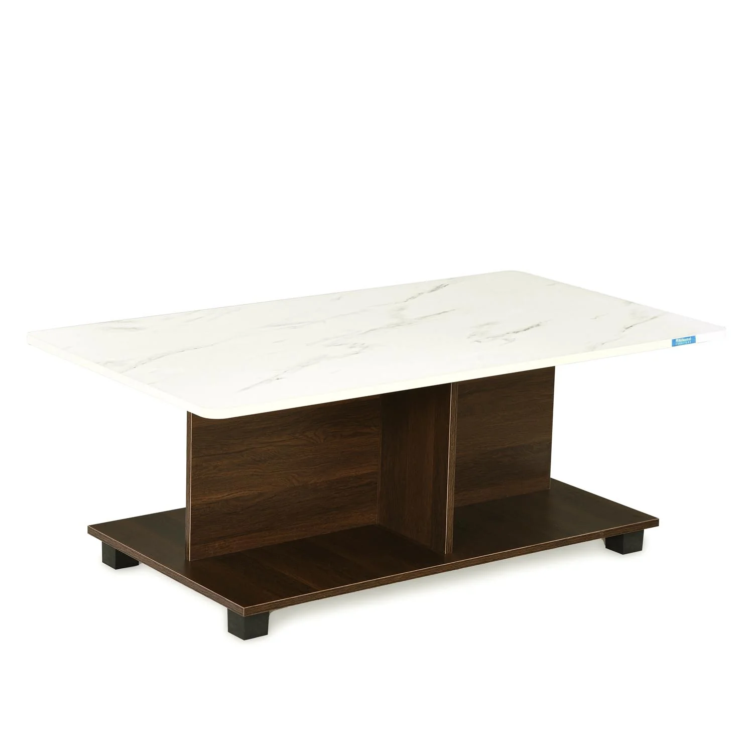 Nilkamal Luca Coffee Table (Legno Oak & Frosty White) - Image 4
