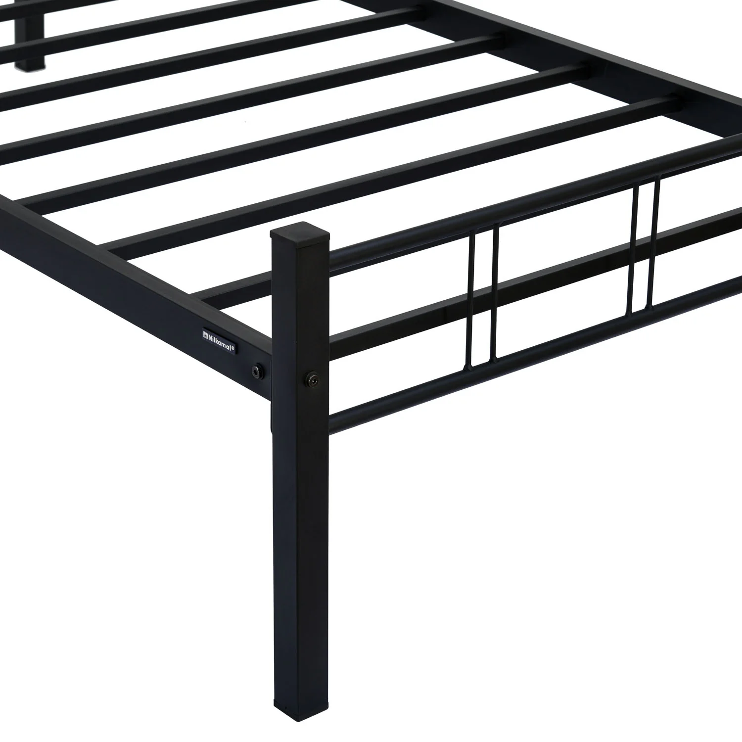 Nilkamal Lucas Neo Metal Single Bed (Black) - Image 10