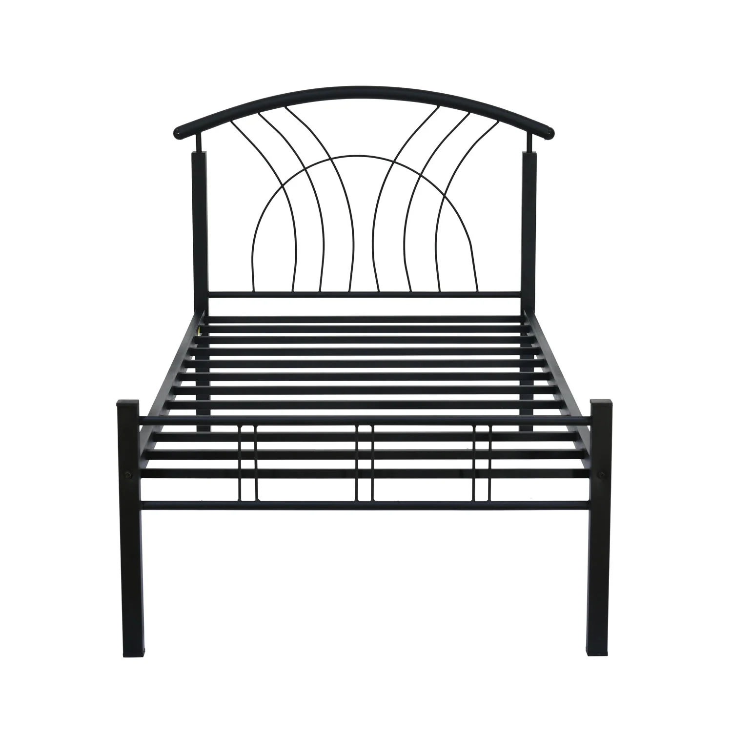 Nilkamal Lucas Neo Metal Single Bed (Black) - Image 3