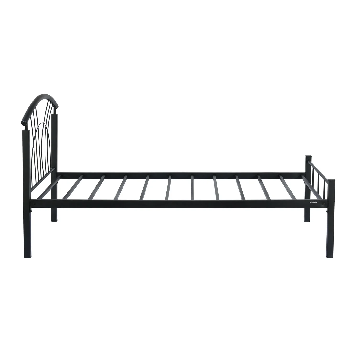 Nilkamal Lucas Neo Metal Single Bed (Black) - Image 5