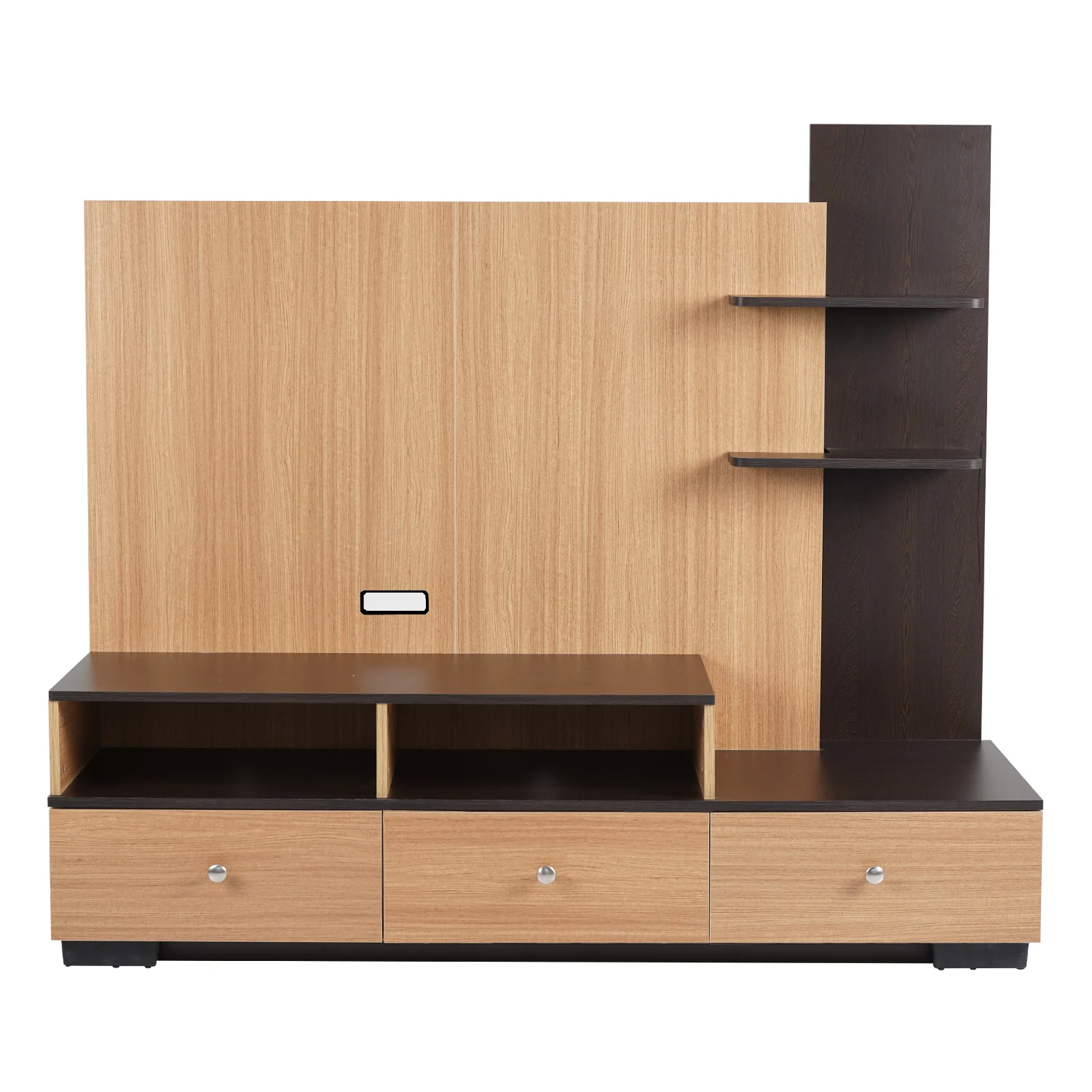 Nilkamal Macario Wall Unit (New Wenge / Urban Teak) - Image 2