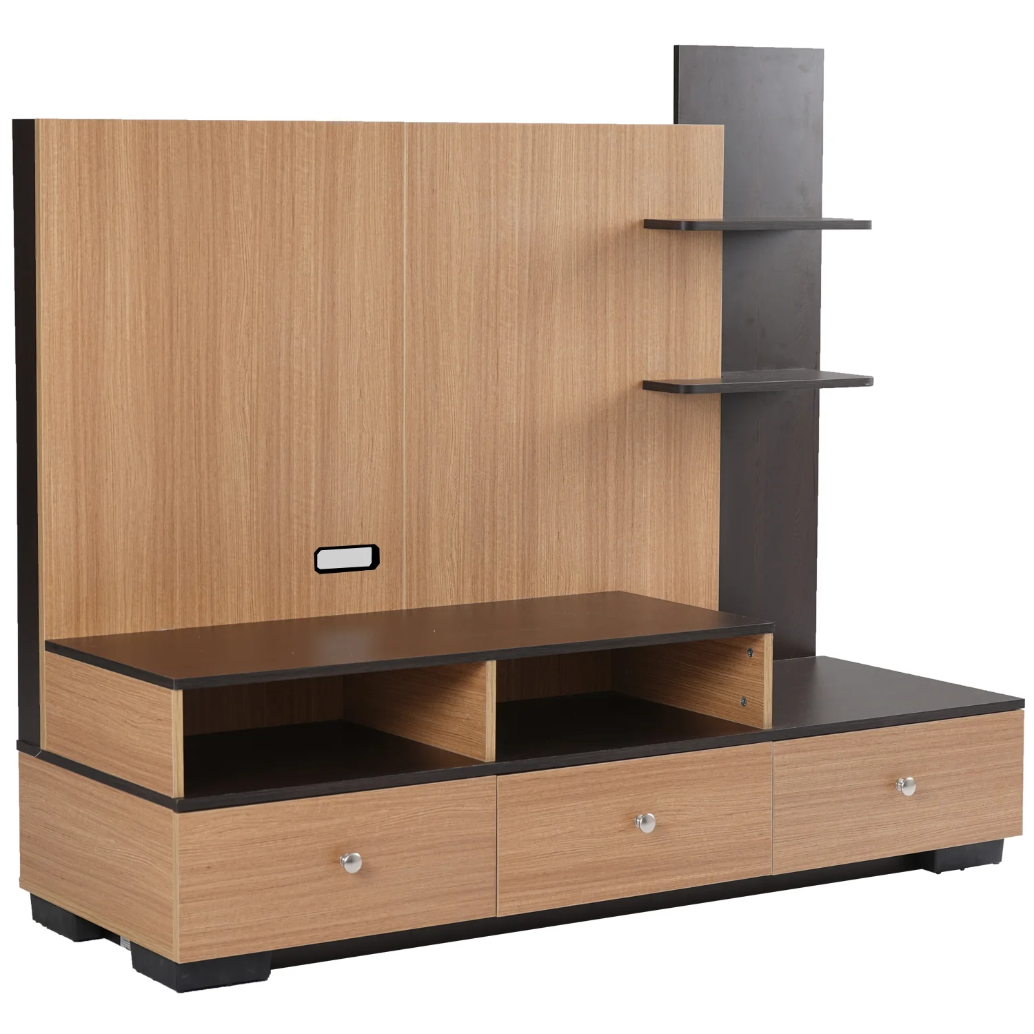 Nilkamal Macario Wall Unit (New Wenge / Urban Teak) - Image 3