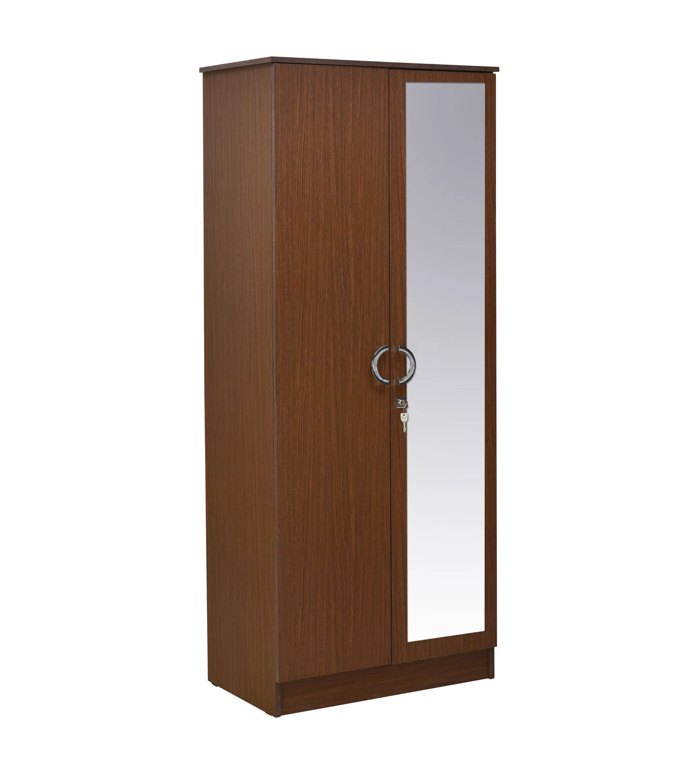 Massif 2 Door Wardrobe With Mirror (Urban Walnut) - Image 3