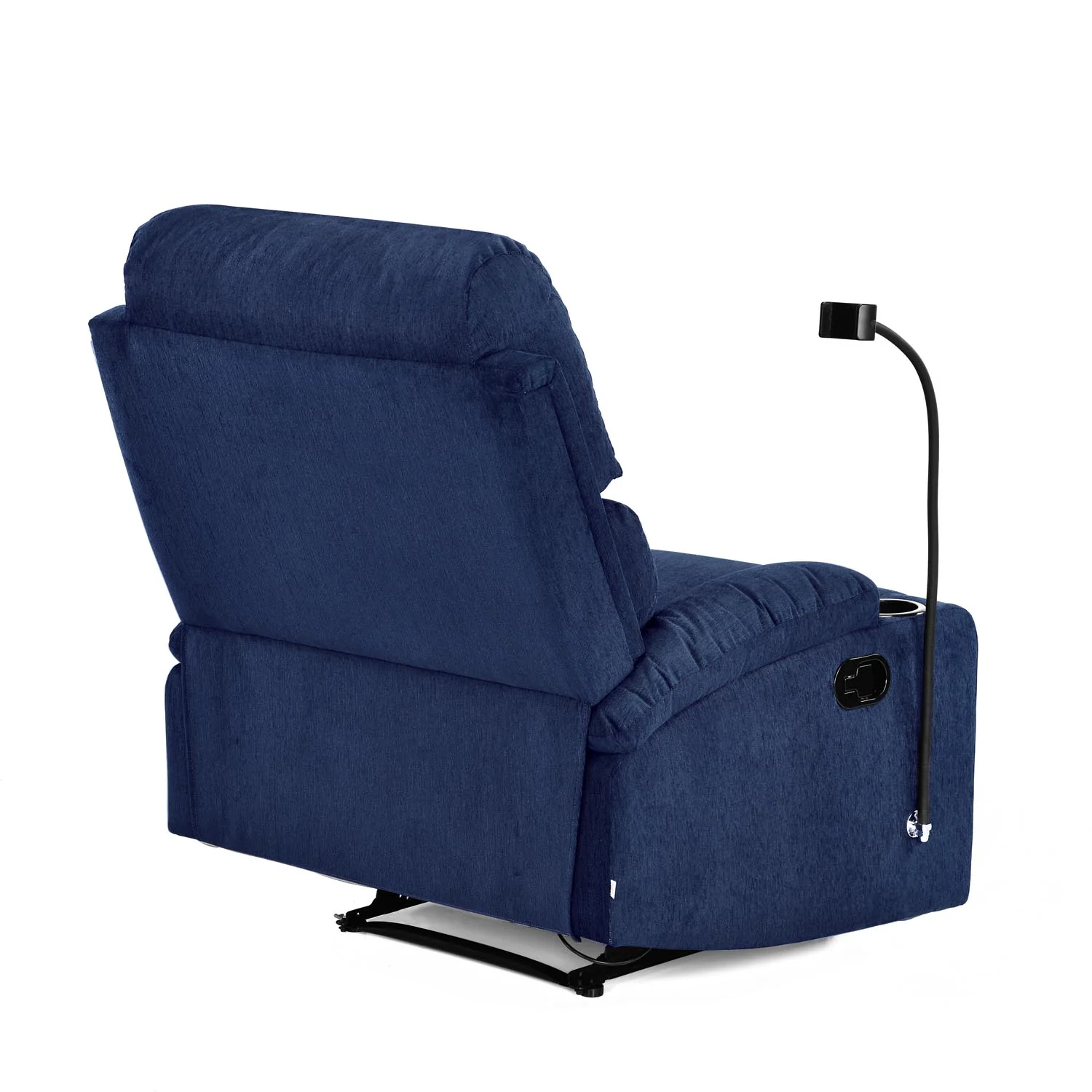 Nilkamal Matt 1 Seater Manual Recliner with Cup & Mobile Holder (Blue) - Image 13