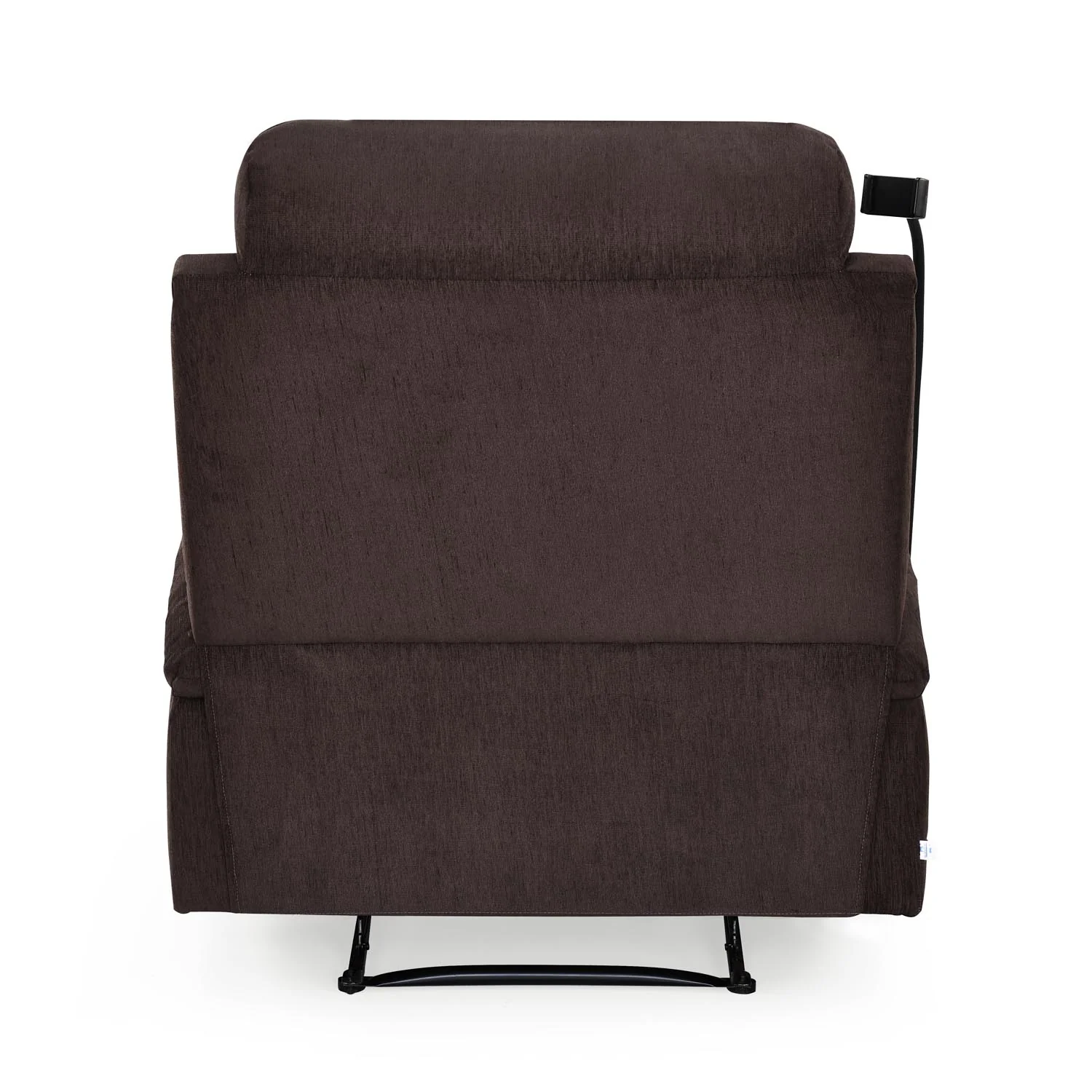 Nilkamal Matt 1 Seater Manual Recliner with Cup & Mobile Holder (Cocoa Brown) - Image 14