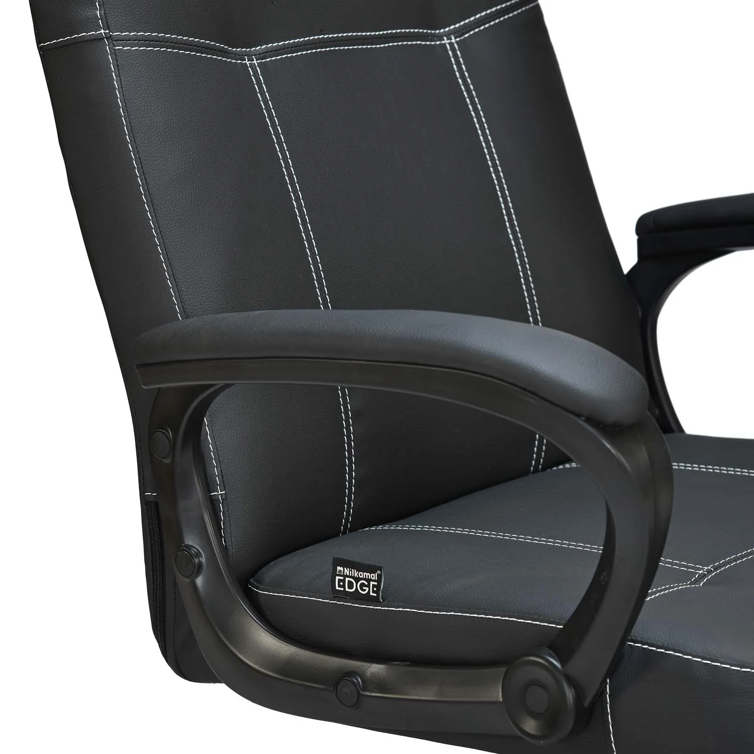 Nilkamal Mayor Mid Back Office Chair (Black) - Image 11